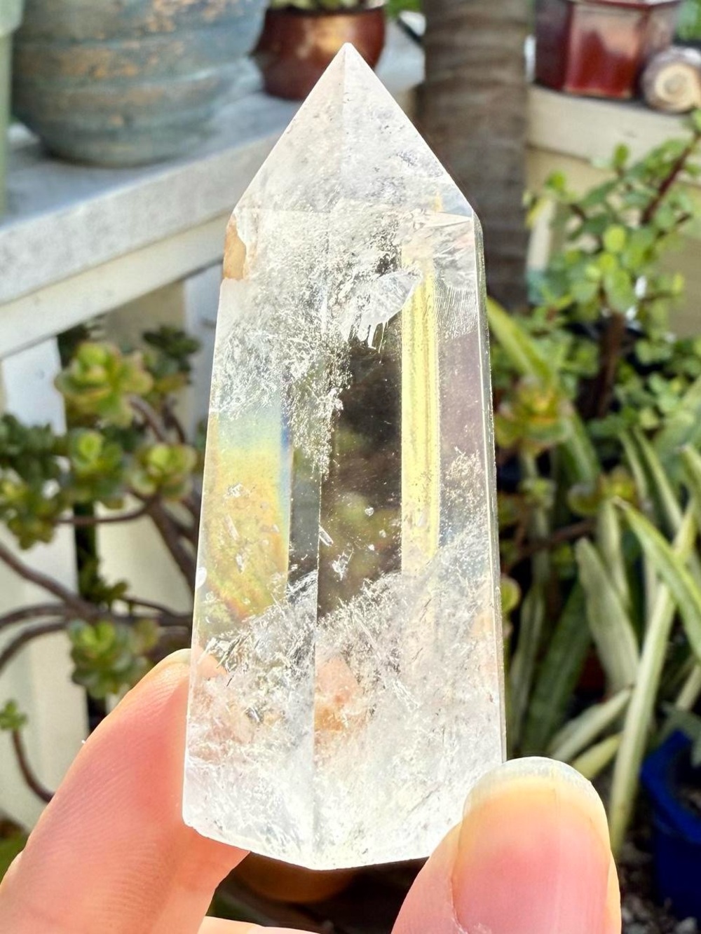 Clear Quartz Crystal Point